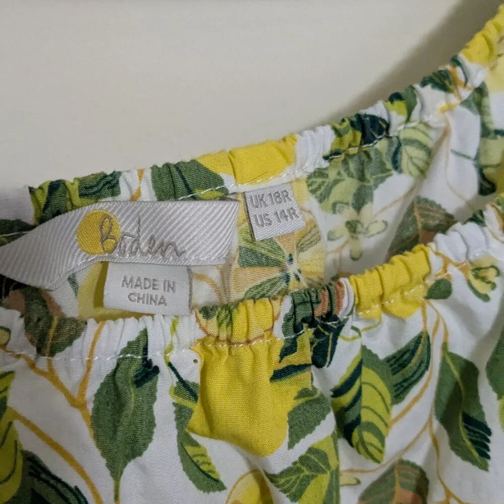 Boden cotton maxi dress, size 14 - Picture 3 of 6